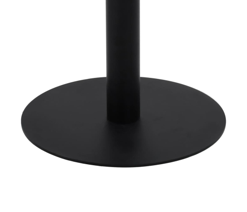 Mesa de bistró MDF marrón oscuro 80 cm