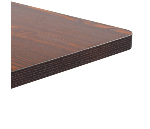 vidaXL Mesa de bistró MDF marrón oscuro 50x50 cm