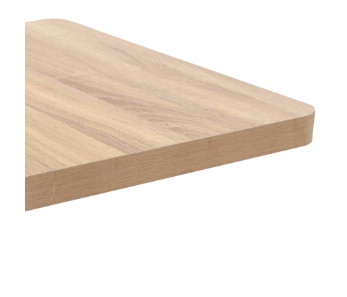 vidaXL Mesa de bistró MDF marrón claro 60x60 cm