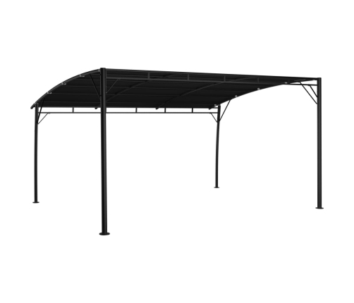 Toldo parasol de jardín gris antracita 4x3x2,55 m