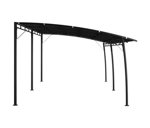 Toldo parasol de jardín gris antracita 6x3x2,55 m