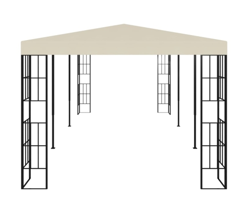 Cenador color crema 3x6 m