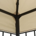 Cenador color crema 3x6 m