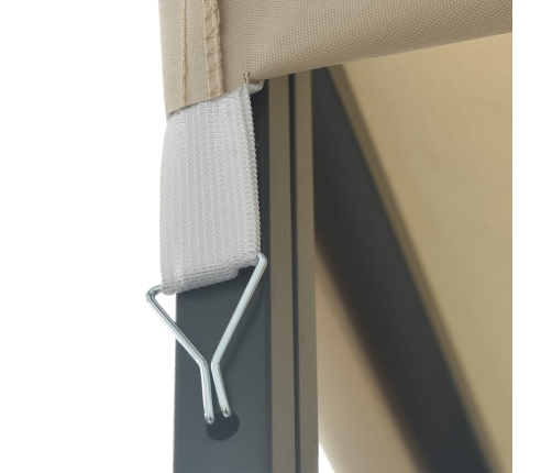 Cenador color crema 3x6 m