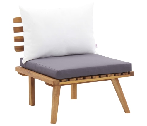 Juego de muebles de jardín 5 pzas madera maciza de acacia