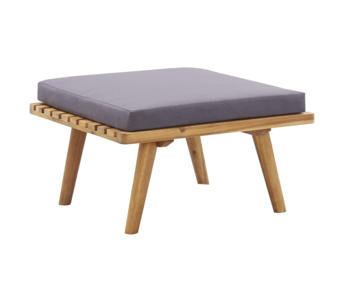 Juego de muebles de jardín 5 pzas madera maciza de acacia