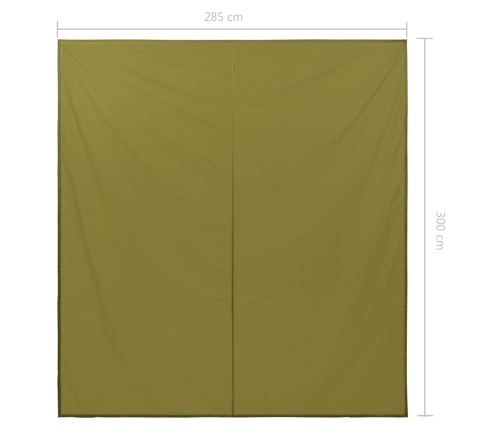 Lona de exterior verde 3x2,85 m