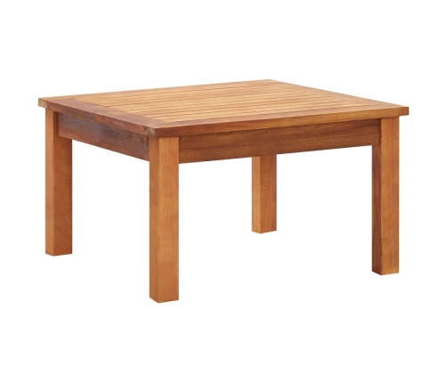 vidaXL Mesa de centro de jardín madera maciza de acacia 60x60x36 cm