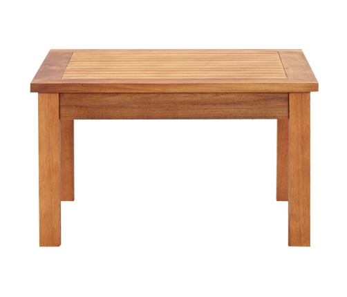 vidaXL Mesa de centro de jardín madera maciza de acacia 60x60x36 cm