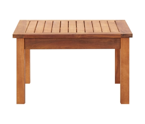 vidaXL Mesa de centro de jardín madera maciza de acacia 60x60x36 cm