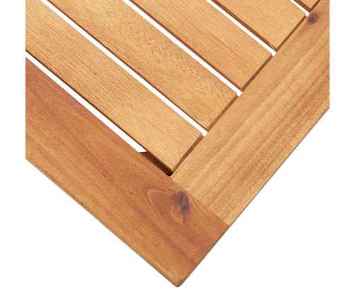 vidaXL Mesa de centro de jardín madera maciza de acacia 60x60x36 cm