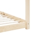 Estructura de cama infantil de madera maciza de pino 90x200 cm