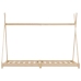 Estructura de cama infantil de madera maciza de pino 90x200 cm