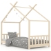 Estructura de cama infantil de madera maciza de pino 80x160 cm
