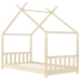 Estructura de cama infantil de madera maciza de pino 80x160 cm