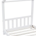 Estructura de cama infantil madera maciza pino blanco 90x200 cm