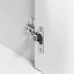 Aparador de madera contrachapada blanco 88x30x70 cm