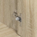 Aparador de madera contrachapada color roble Sonoma 88x30x70 cm