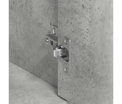 Aparador de madera contrachapada gris hormigón 88x30x70 cm
