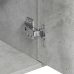 Aparador de madera contrachapada gris hormigón 88x30x70 cm