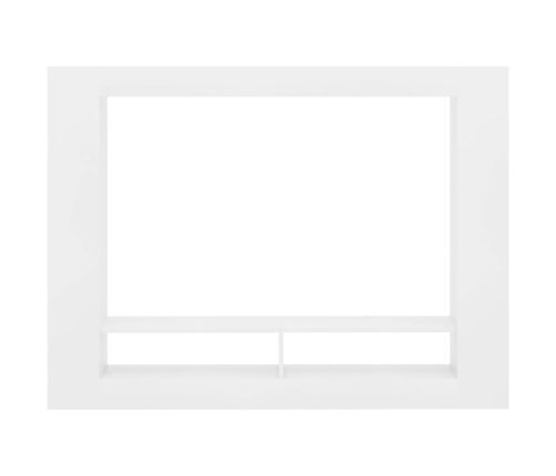 Mueble para TV madera contrachapada blanco 152x22x113 cm