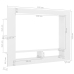 Mueble para TV madera contrachapada blanco 152x22x113 cm