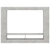 vidaXL Mueble de TV madera contrachapada gris hormigón 152x22x113 cm