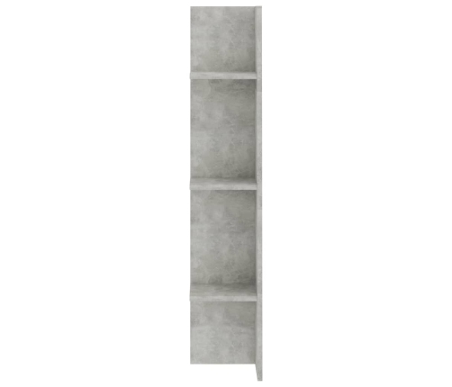 Mueble de TV madera contrachapada gris hormigón 152x22x113 cm