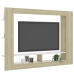 vidaXL Mueble de TV madera contrachapada blanco y roble 152x22x113cm