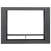 Mueble de TV madera contrachapada gris brillante 152x22x113 cm