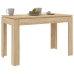 Mesa de comedor madera contrachapada roble Sonoma 120x60x76cm