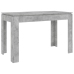 Mesa de comedor madera de ingeniería gris hormigón 120x60x76 cm