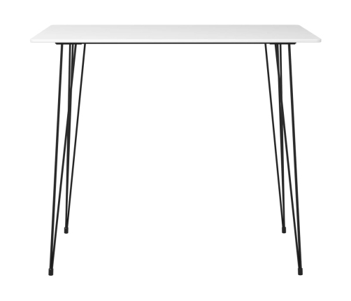 Mesa alta de cocina blanco 120x60x105 cm