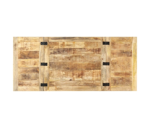 Mesa de centro extensible madera maciza de mango 160x70x45 cm