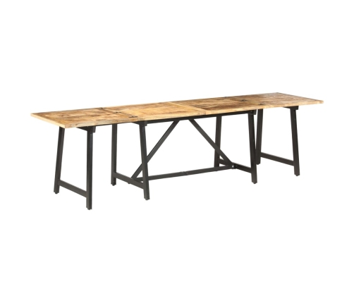 vidaXL Mesa de comedor extensible 280x80x75 cm madera maciza de mango