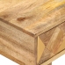 vidaXL Mesita de noche de madera maciza de mango 43x30x58 cm