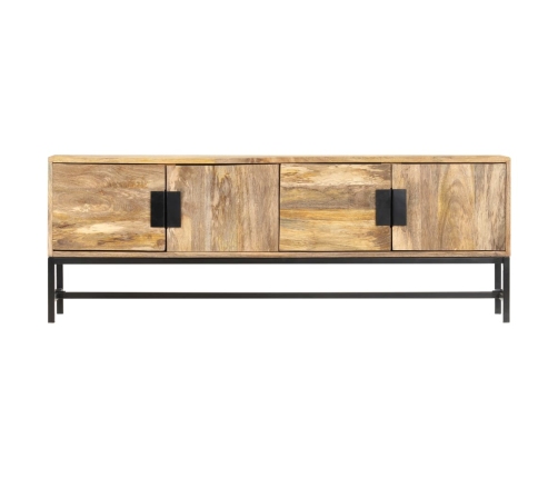 vidaXL Mueble para TV de madera maciza de mango 140x30x50 cm