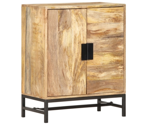 Aparador de madera maciza de mango 60x35x75 cm