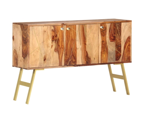 Aparador de madera maciza de sheesham 118x30x75 cm