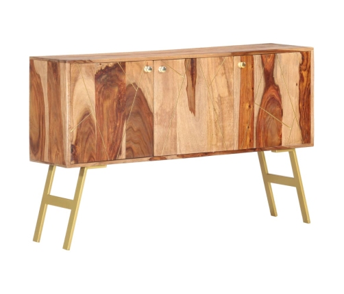 Aparador de madera maciza de sheesham 118x30x75 cm