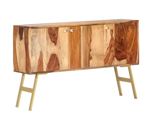 Aparador de madera maciza de sheesham 118x30x75 cm