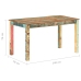 vidaXL Mesa de comedor de madera maciza reciclada 140x70x76 cm