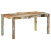 Mesa de comedor de madera maciza reciclada 160x80x76 cm