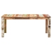 Mesa de comedor de madera maciza reciclada 180x90x76 cm