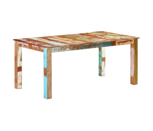 Mesa de comedor de madera maciza reciclada 180x90x76 cm