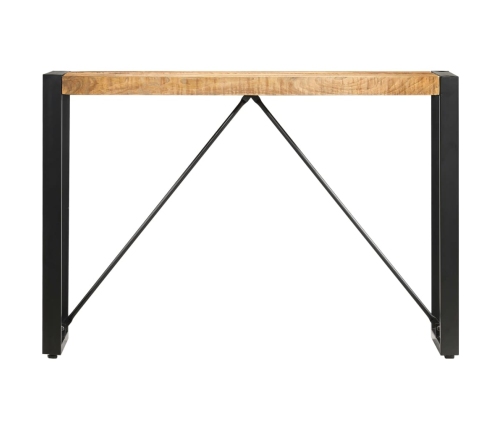 Mesa consola de madera maciza de mango 100x35x76 cm