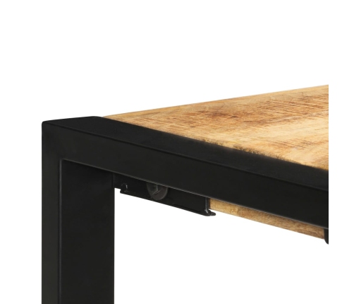 Mesa consola de madera maciza de mango 100x35x76 cm