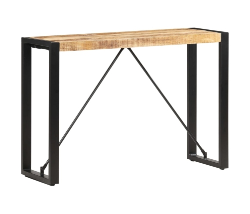 vidaXL Mesa consola de madera maciza de mango 100x35x76 cm