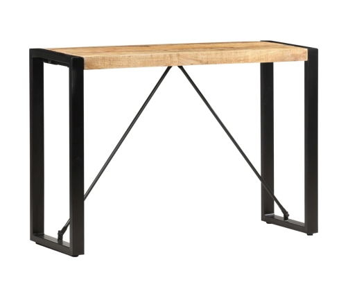 Mesa consola de madera maciza de mango 100x35x76 cm