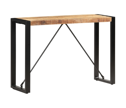 Mesa consola de madera maciza de mango 100x35x76 cm